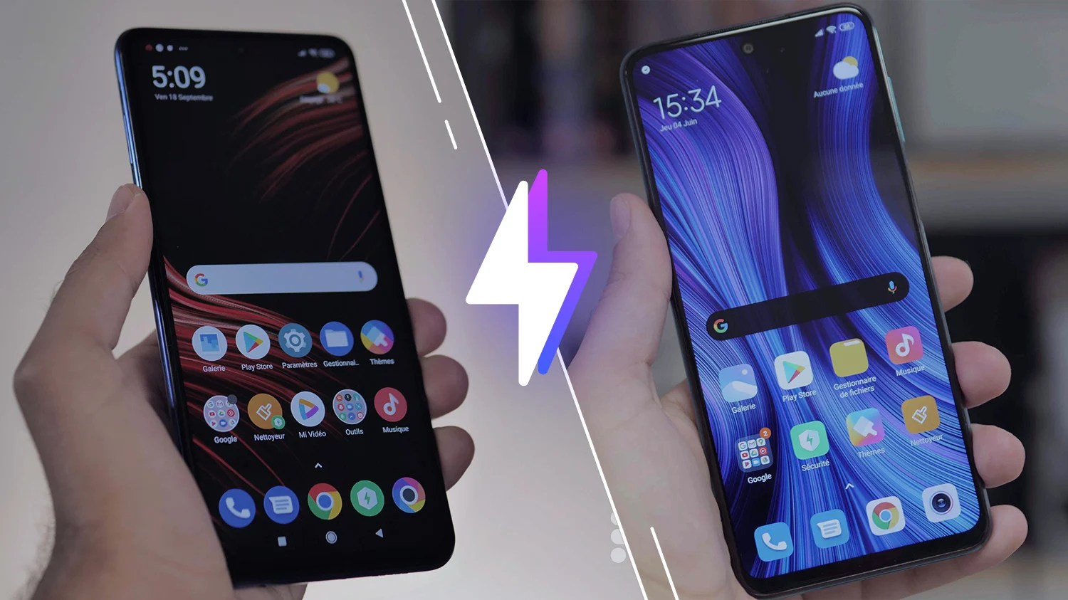 Comparatif Xiaomi Poco X3 et Xiaomi Redmi Note 9 Pro