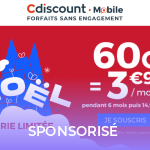 Derniers jours pour profiter du forfait mobile 60 Go à 3,99 euros par mois