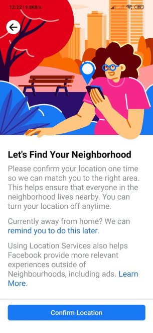 Facebook « Neighborhoods »