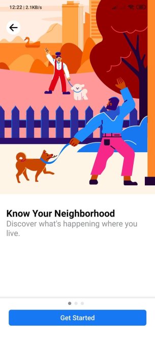 Facebook « Neighborhoods »