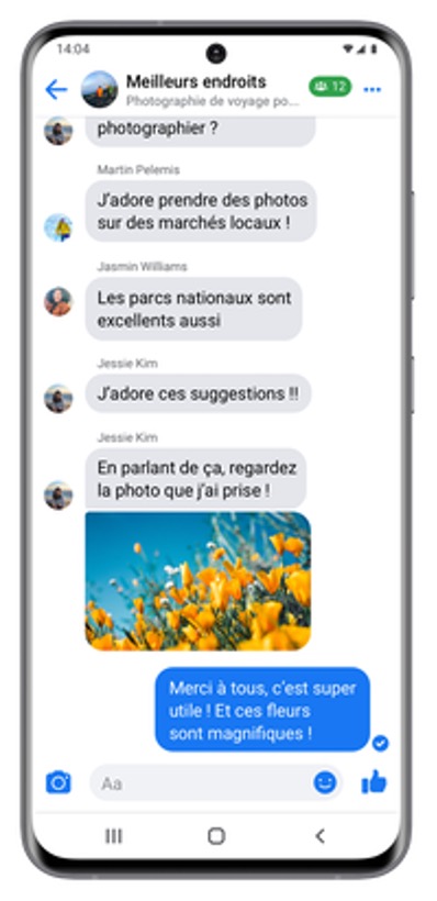 Facebook discussions groupe