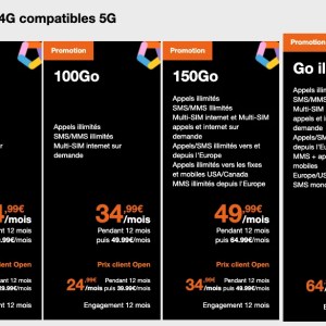 Orange officialise ses nouveaux forfaits mobiles 5G, dont un illimité