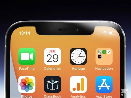 L'encoche de l'iPhone 12 Pro