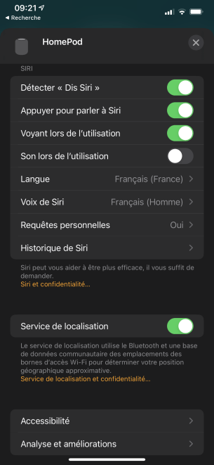 menu Homepod