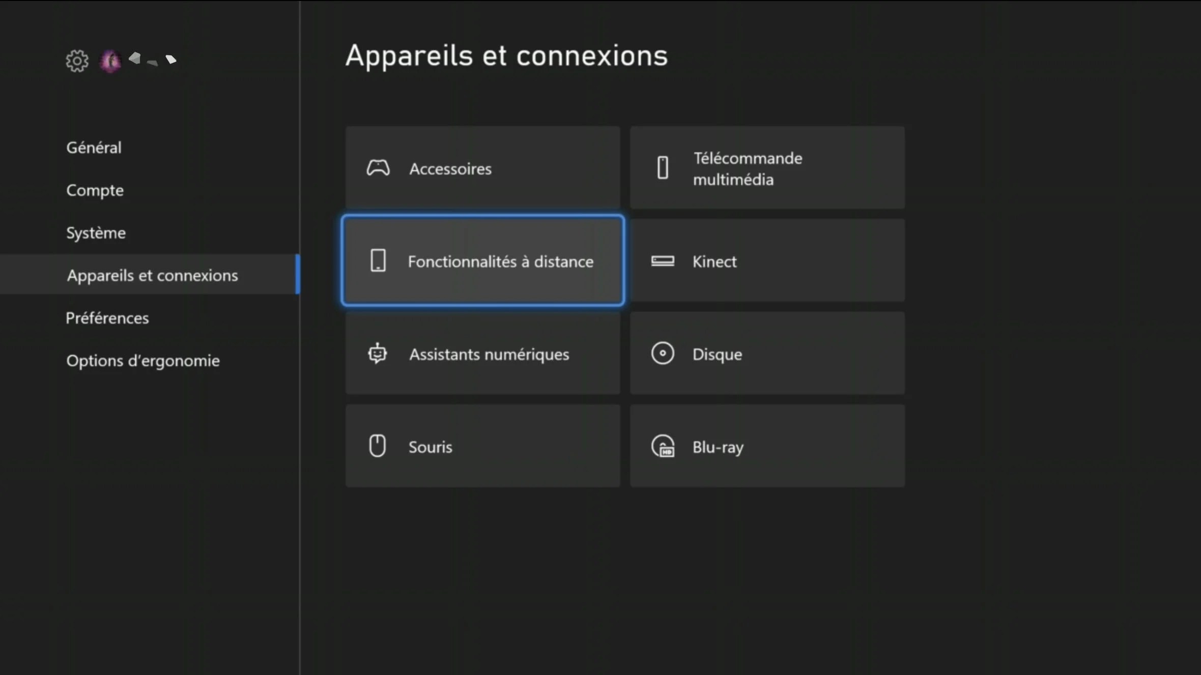 Connexion à distance depuis sa console Xbox