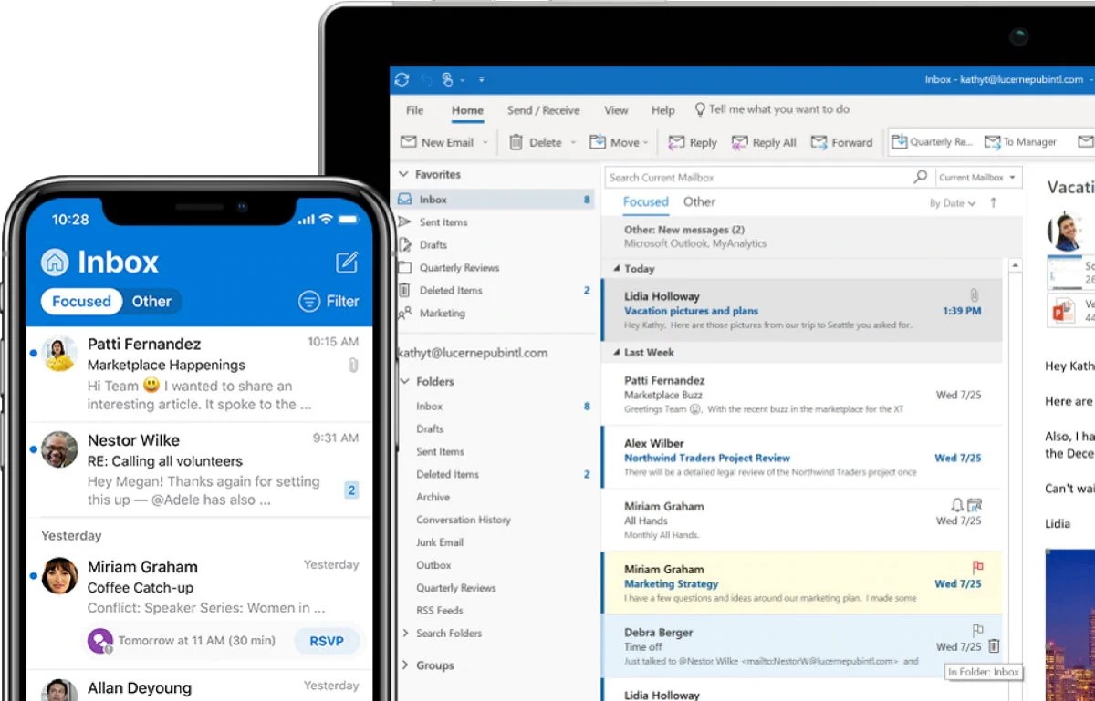 Télécharger Microsoft Outlook sur Android, iPhone, iPad et APK