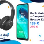 Motorola G8 : un pack à 159 € inclut un casque sans fil offert pour le Prime Day