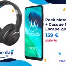 Motorola G8 : un pack à 159 € inclut un casque sans fil offert pour le Prime Day