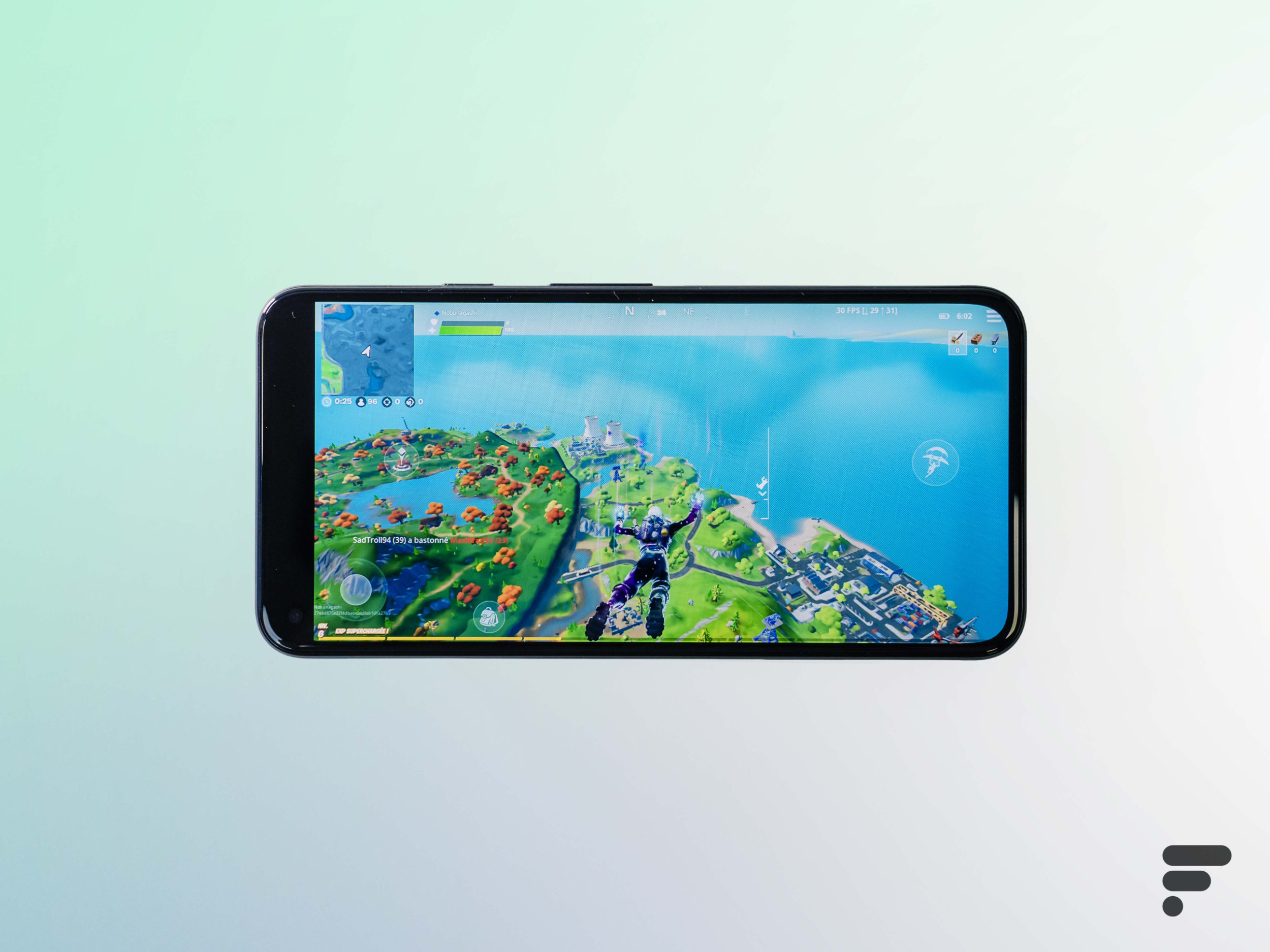 Fortnite sur le Google Pixel 5