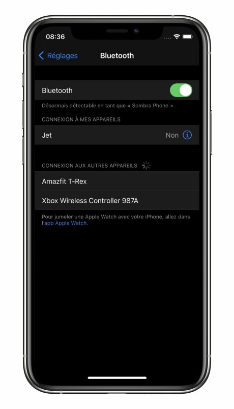 iOS 14 reconnait la manette Xbox // Source : Frandroid