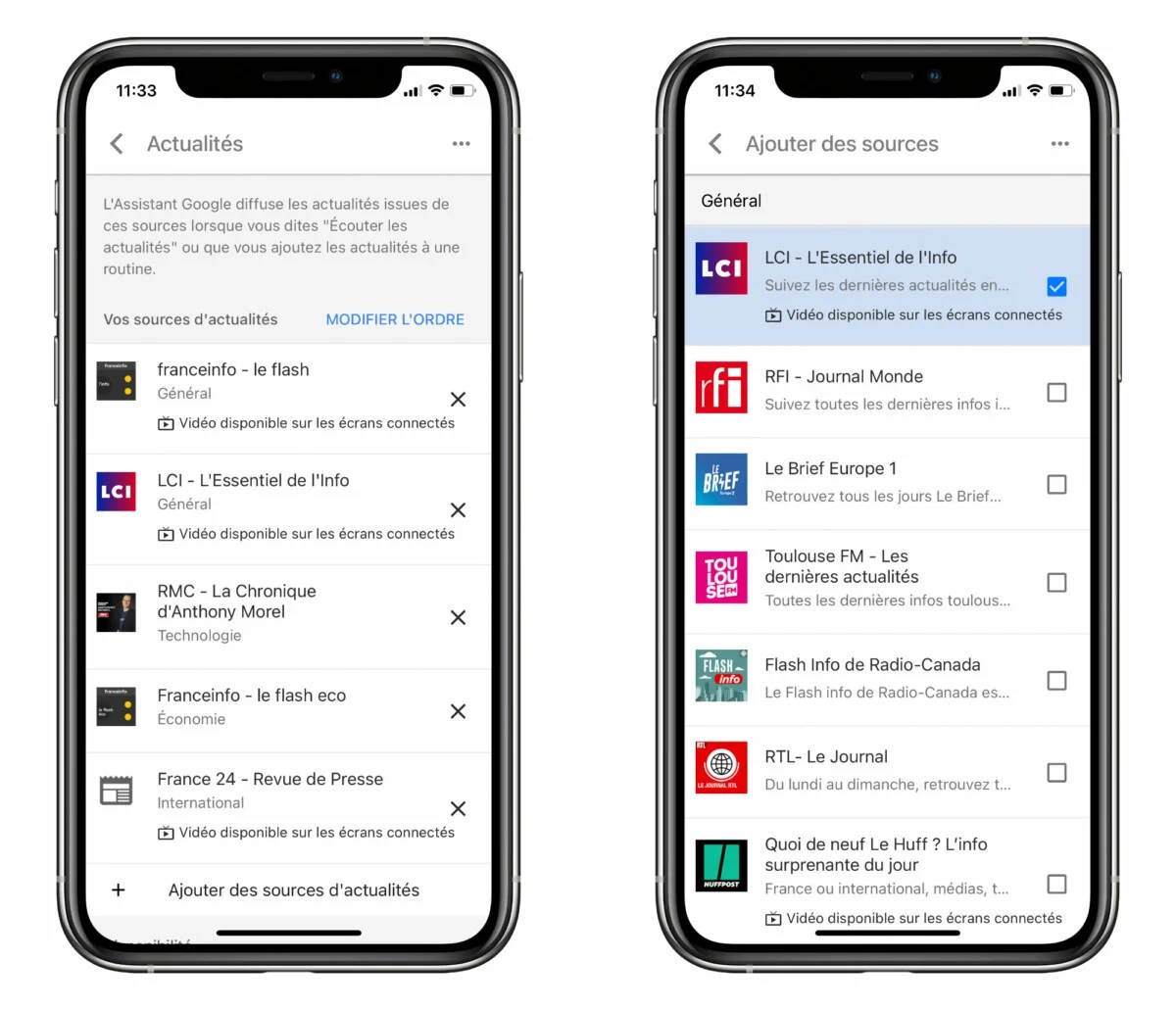 Assistant Google Flash info