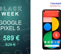 Google Pixel 5 baisse de prix black friday 2020