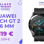 Le modèle 46 mm de la Huawei Watch GT 2 est presque à moitié prix : -48 %