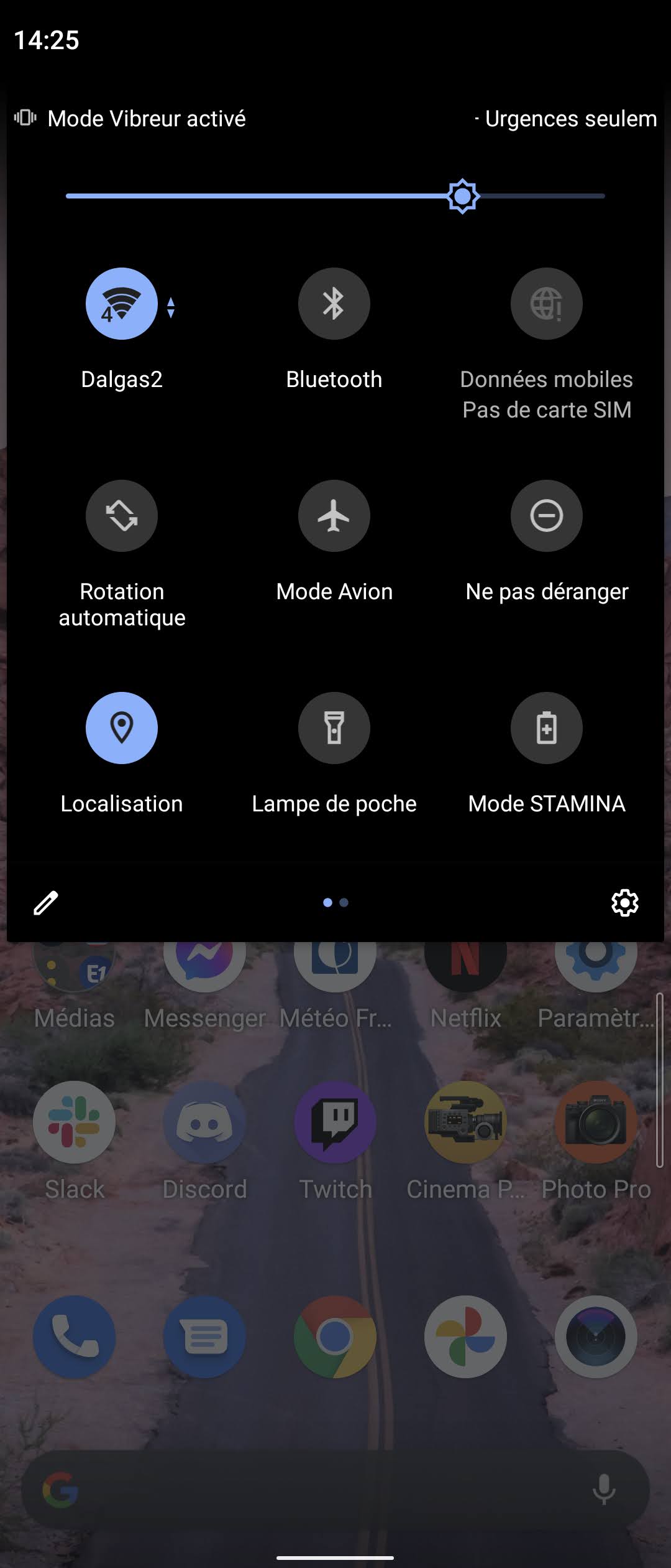 Interface Sony Xperia 5 II