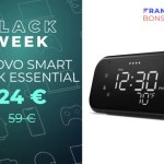 Le réveil intelligent Lenovo Smart Clock Essential coûte déjà moins de 25 €