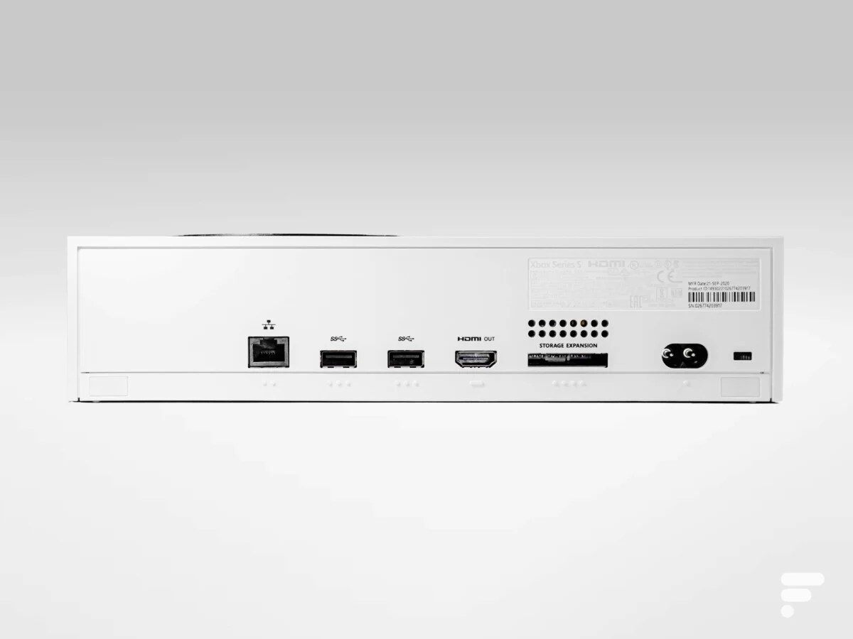 Connectique de la Xbox Series S