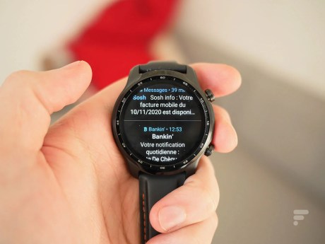 La montre TicWatch Pro 3 de Mobvoi // Source : Frandroid