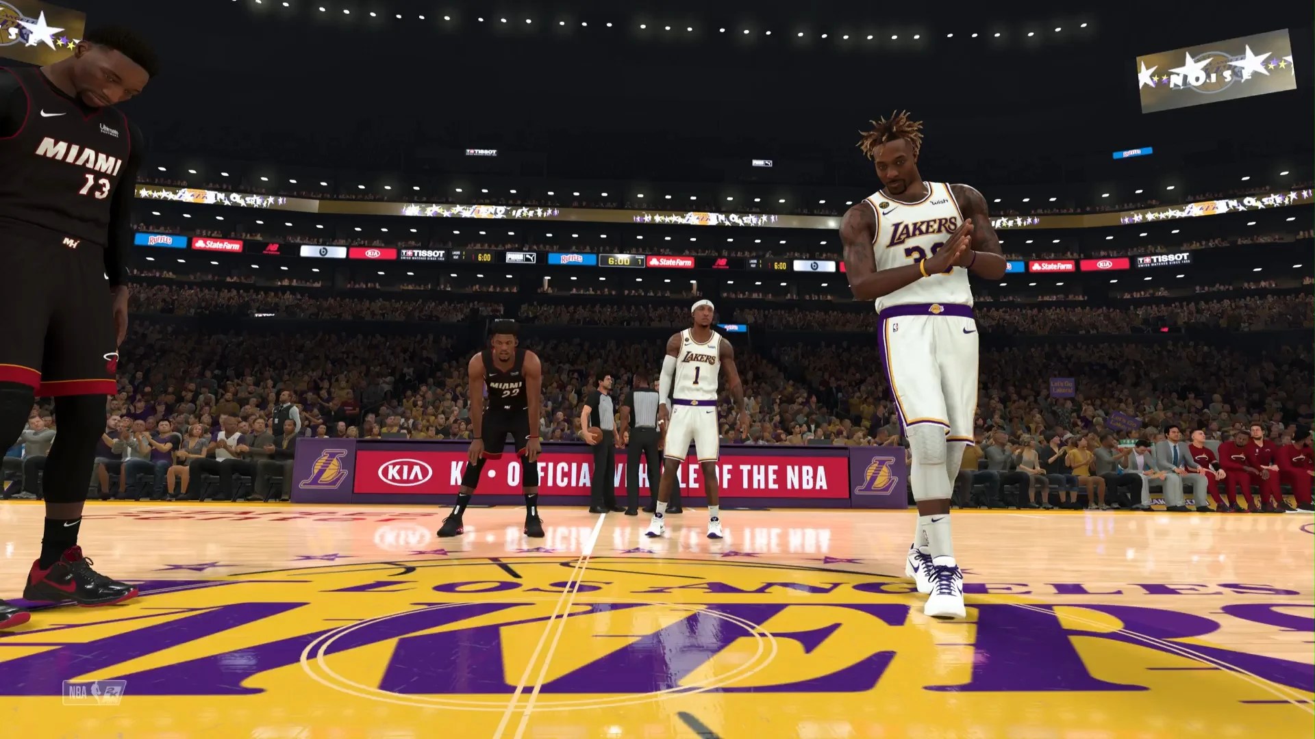 Le jeu NBA 2K21 en version PS5 // Source : Capture du jeu / 2K Sports