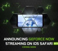 GeForce Now arrive sur iOS (oui, c'est pas un iPhone sur l'image...) // Source : Nvidia