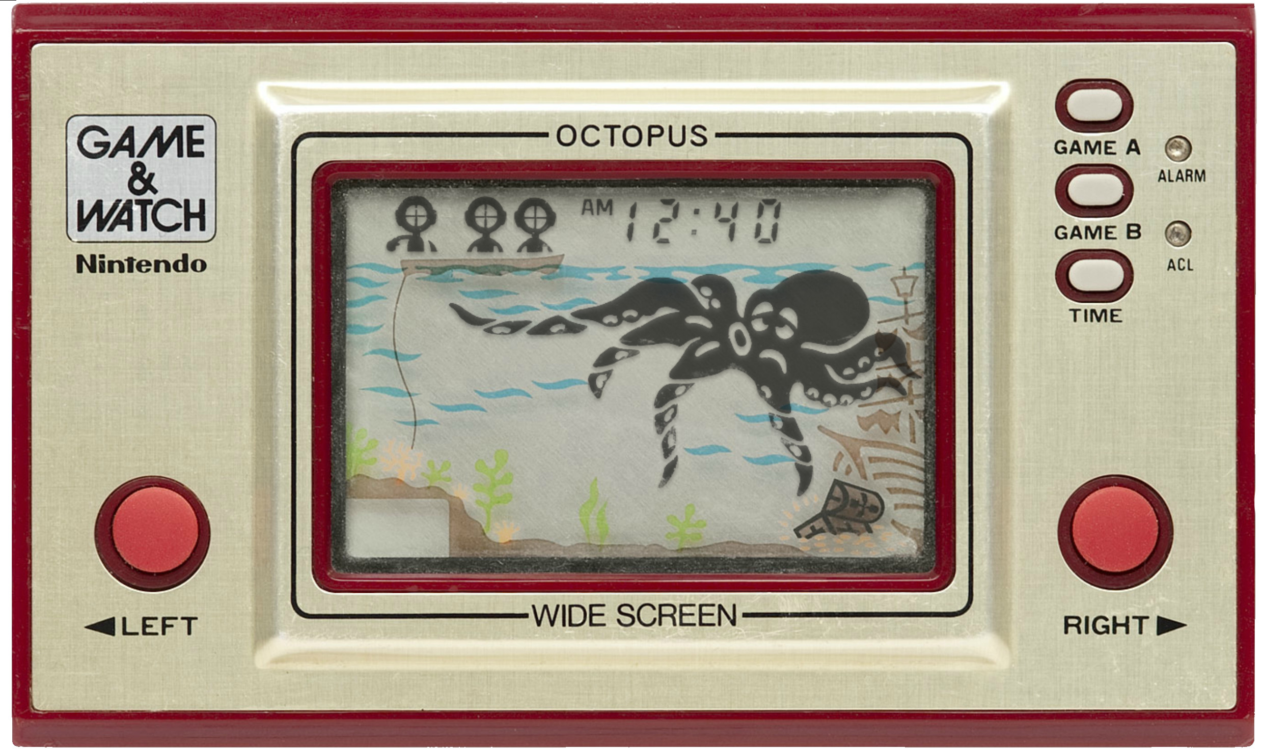 Le jeu Octopus sur Game and Watch // Source : Pica-Pic.com