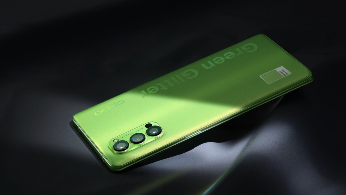 Oppo Reno4 Pro Green Glitter