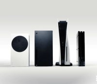 De gauche à droite : Xbox Series S, Xbox Series X, PS5, PS4 Pro // Source : Frandroid / Arnaud GELINEAU