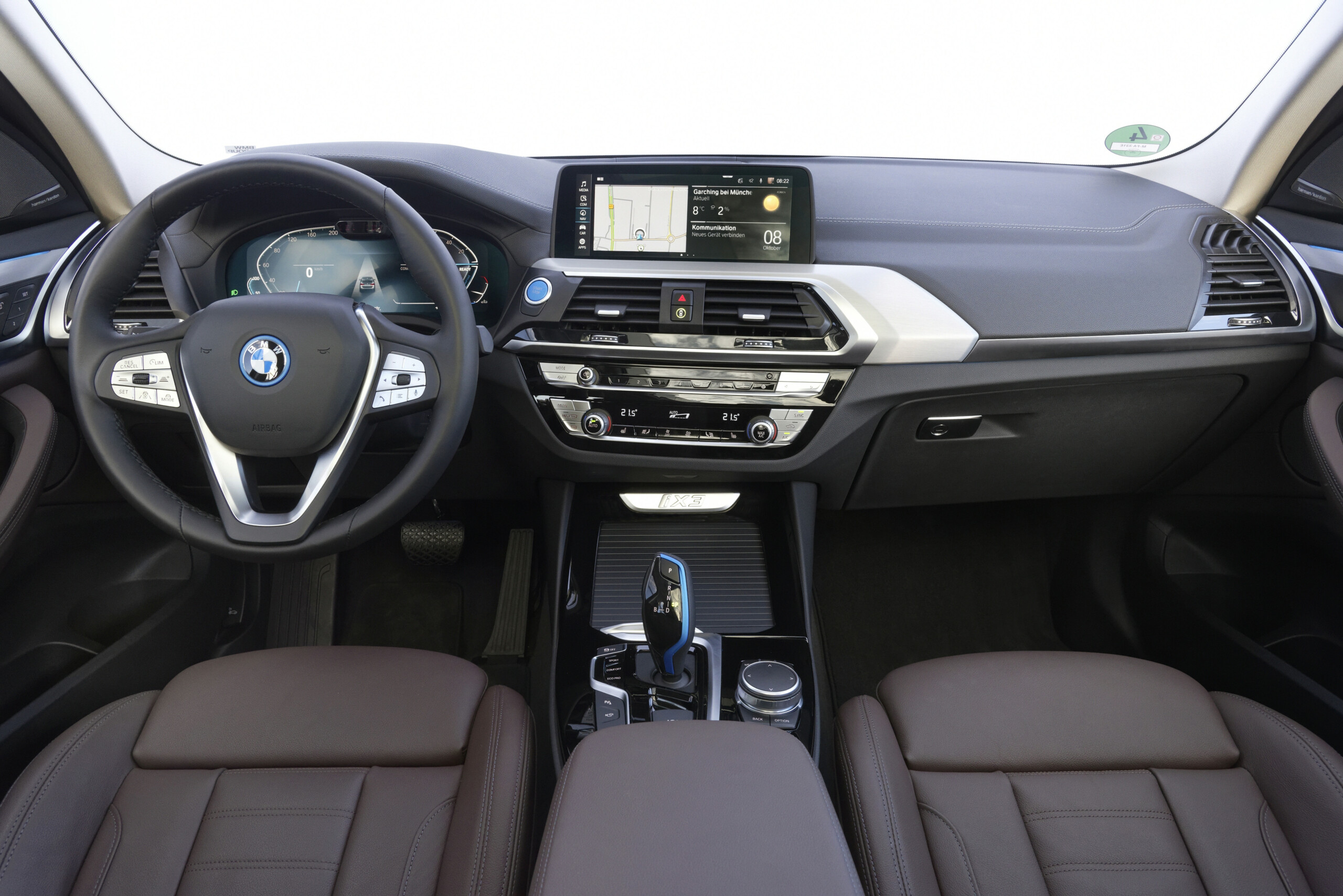 L'intérieur du BMW iX3 // Source : BMW France