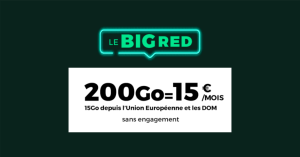 RED by SFR lance un forfait mobile 200 Go à seulement 15 euros par mois
