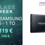 Samsung T5 SSD 1 To black friday 2020