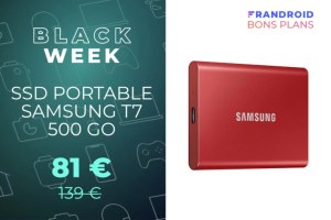 L’excellent SSD Samsung T7 est à son prix le plus bas pour le Black Friday
