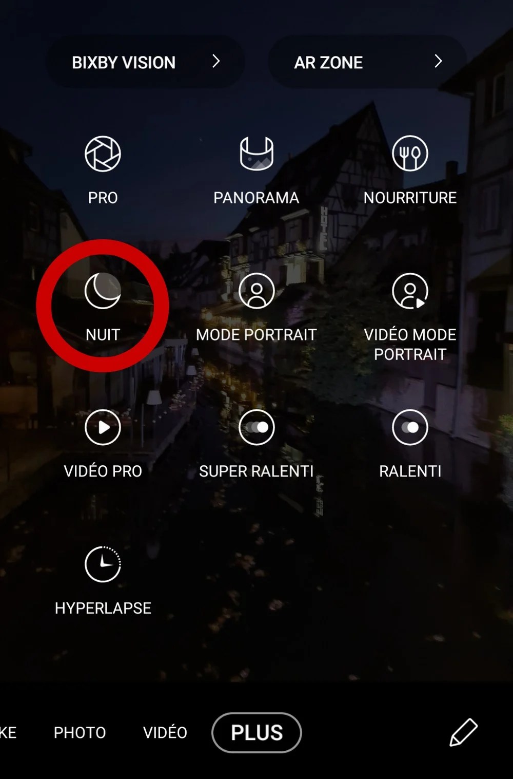 Screen Mode Nuit