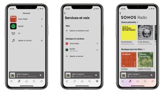 L'application de Sonos permet de diffuser n'importe quel contenu audio sur tout ou partie des enceintes Sonos de son logement.