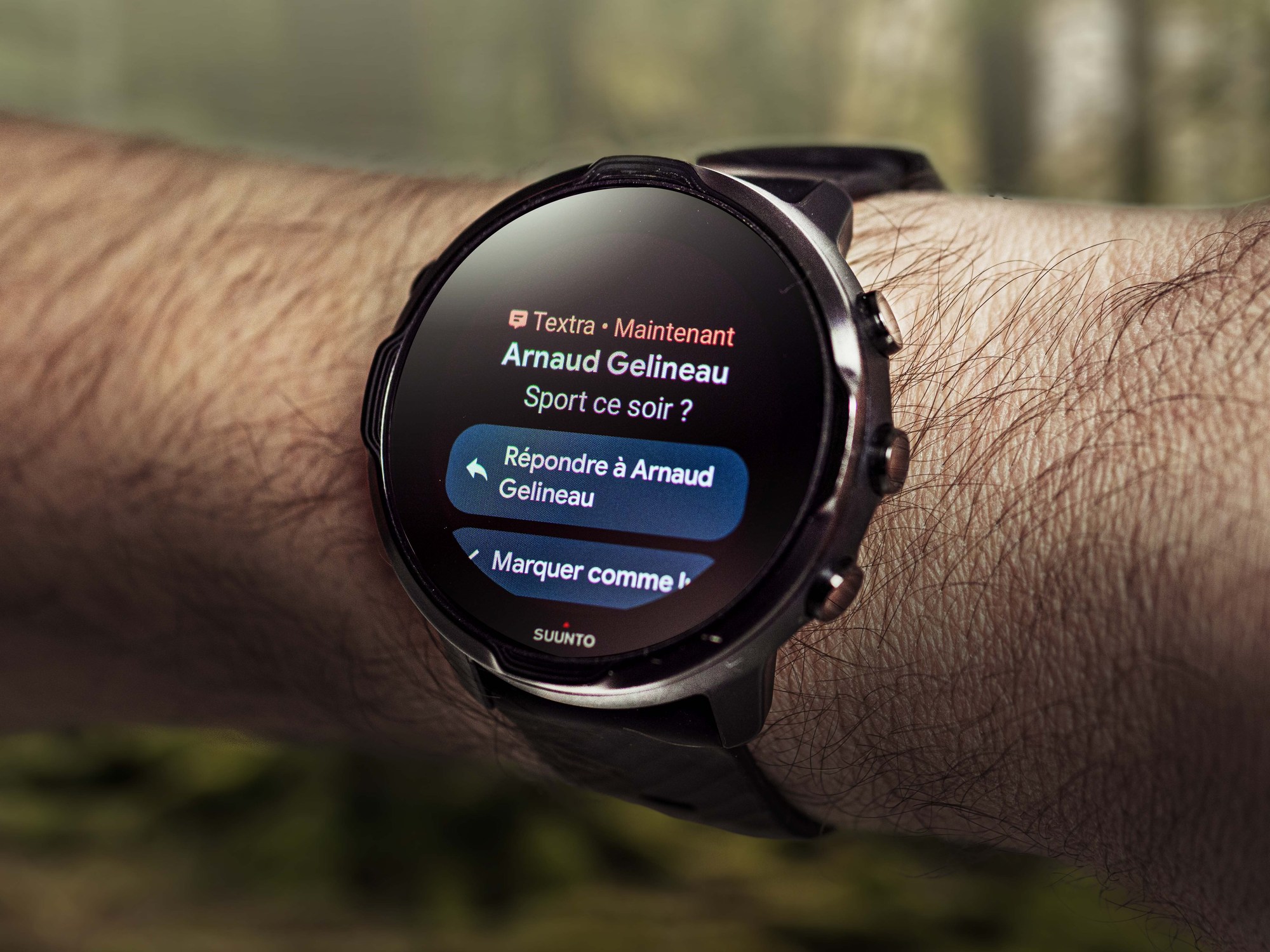 Wear OS sur la Suunto 7