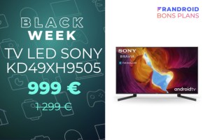 Le TV 4K Sony KD-49XH95 est 300 € moins cher