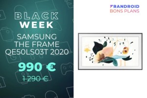 Le récent TV QLED Samsung The Frame de 50″ chute sous les 1 000 € via ODR