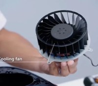 Ici le ventilateur présenté par Sony lors de son démontage vidéo de la PS5 // Source : Sony