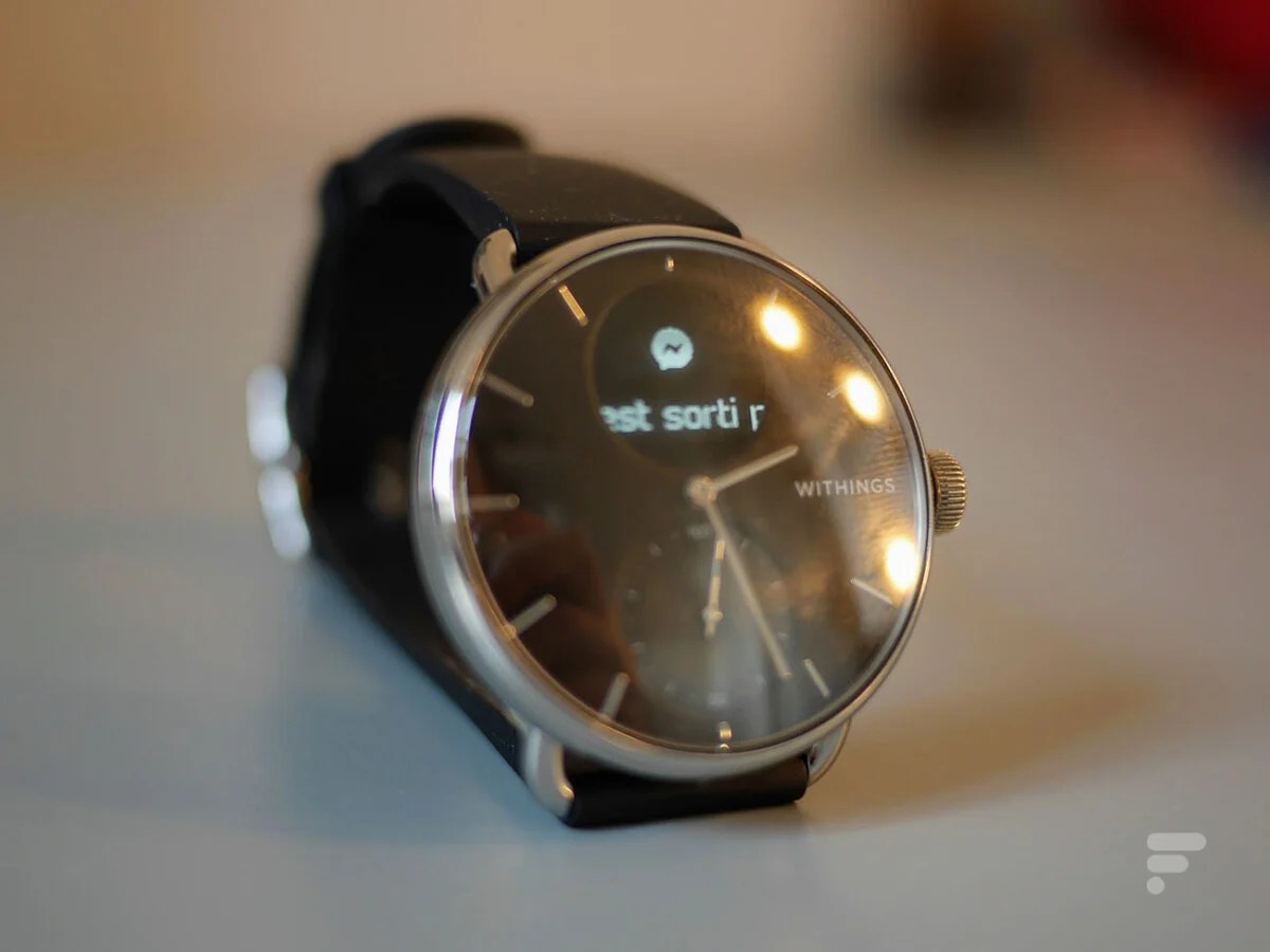 La Withings ScanWatch permet d'afficher les notifications