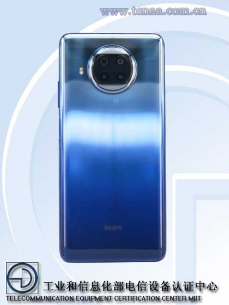 Le dos du Redmi Note 9 Pro 5G // Source : TENAA