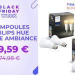 Moins de 50 euros pour 3 ampoules Philips Hue pendant le Black Friday