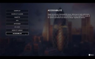 Les réglages d'accessibilité dans Watch Dogs Legion