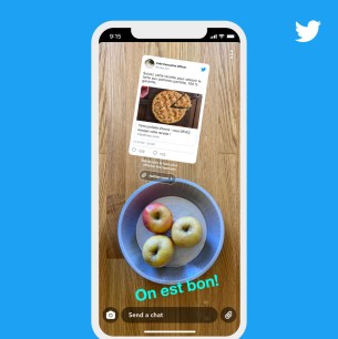 Partager le Snap avec le tweet
