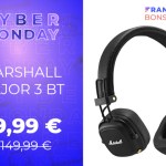 Le casque Marshall Major 3 BT encore à moitié prix pour le Cyber Monday