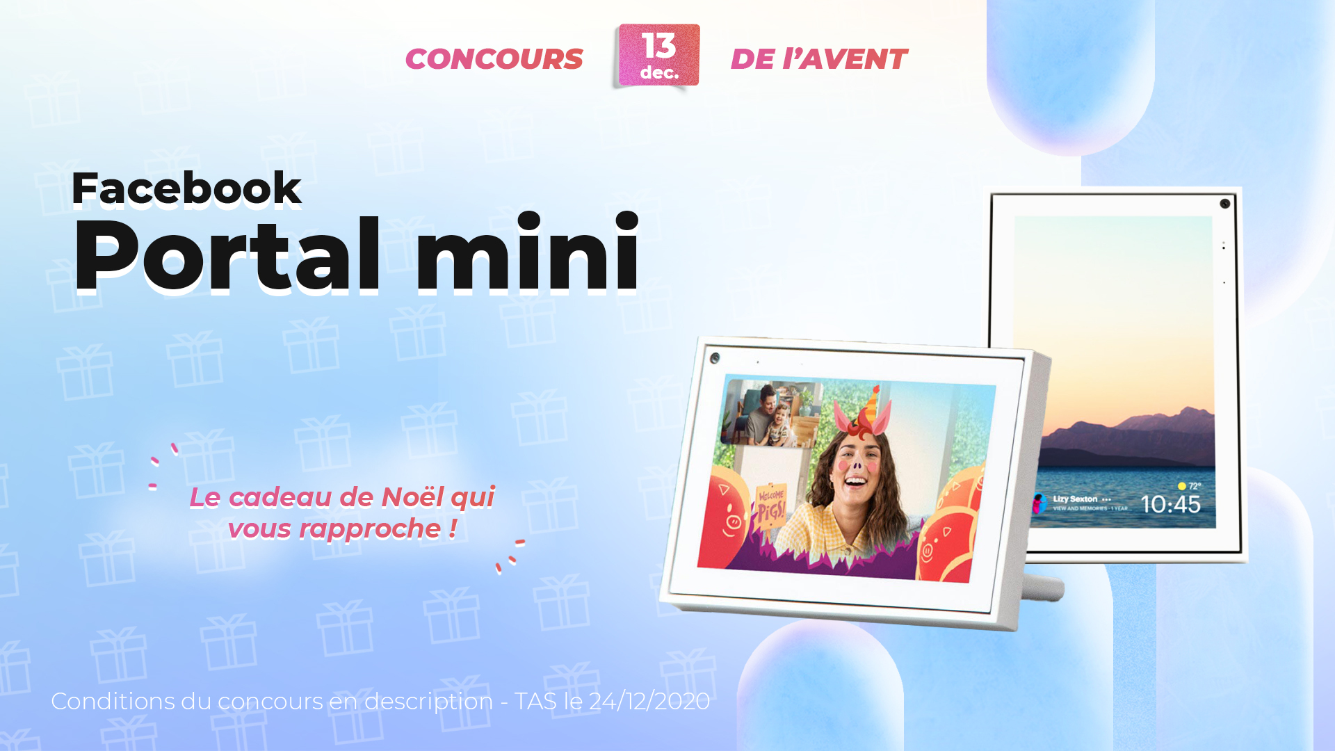 Facebook Portal mini Frandroid concours