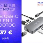 Le très pratique hub USB-C 8 en 1 de HooToo est moins cher pour le Cyber Monday