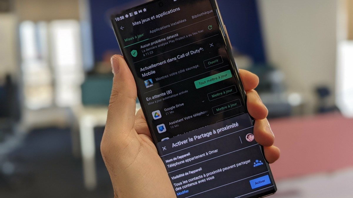 Nearby Sharing Play Store