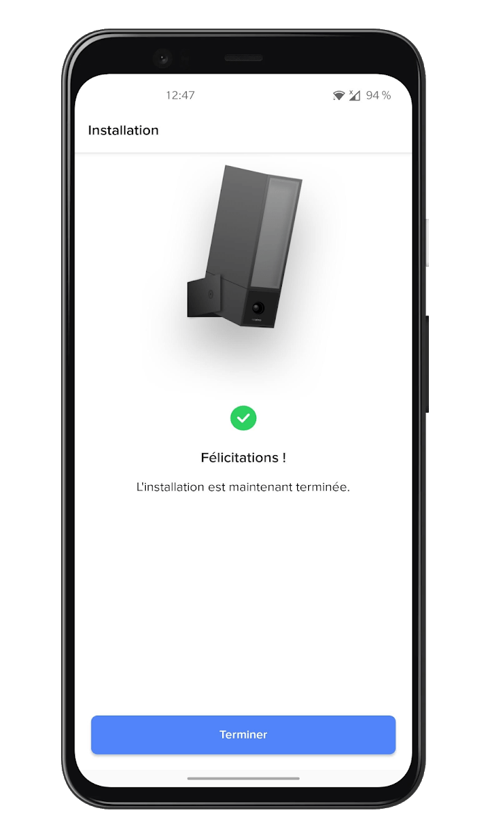 Netatmo Caméra Extérieure Intelligente avec Sirène - Application - Installation (1)