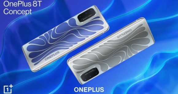 Le OnePlus 8T Concept et son dos qui change de couleur // Source : OnePlus