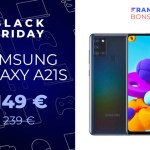 Le Samsung Galaxy A21s passe désormais sous les 150 euros pour le Black Friday Le Samsung Galaxy A21s passe désormais sous les 150 euros pour le Black Friday