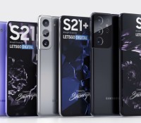 Aperçu des Samsung Galaxy S21 Ultra S21+ et S21 // Source : LetsGoDigital