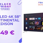 Un TV QLED à 450 € pour le Black Friday ? C’est possible chez Cdiscount